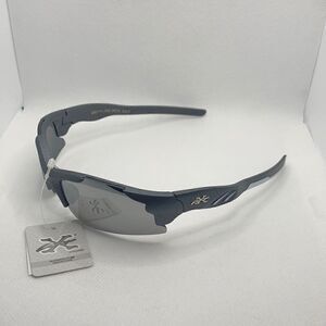 X-Loop Kids Boys Sport Wrap Around Semi Rimless Mirrored Lens Sunglasses